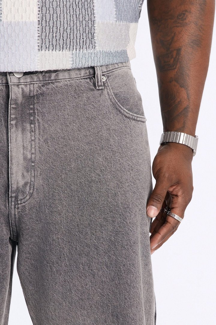 The Staple Baggy Jean - GreyMineralWash