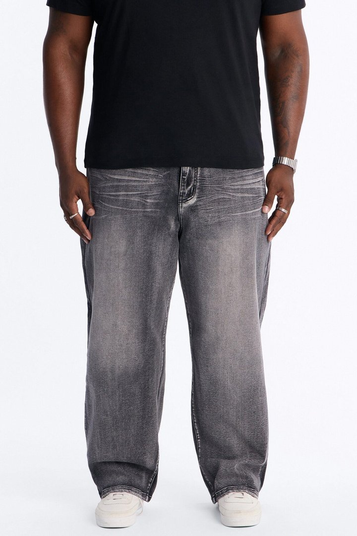 Brooklyn Baggy Jean - Black Wash