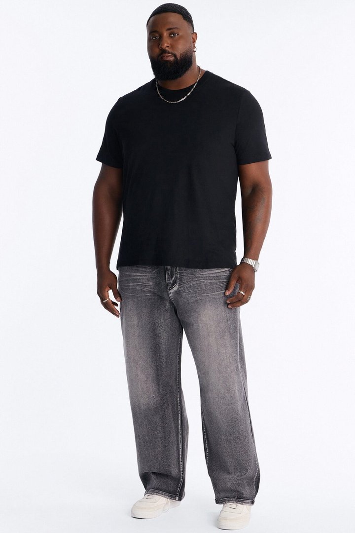 Brooklyn Baggy Jean - Black Wash