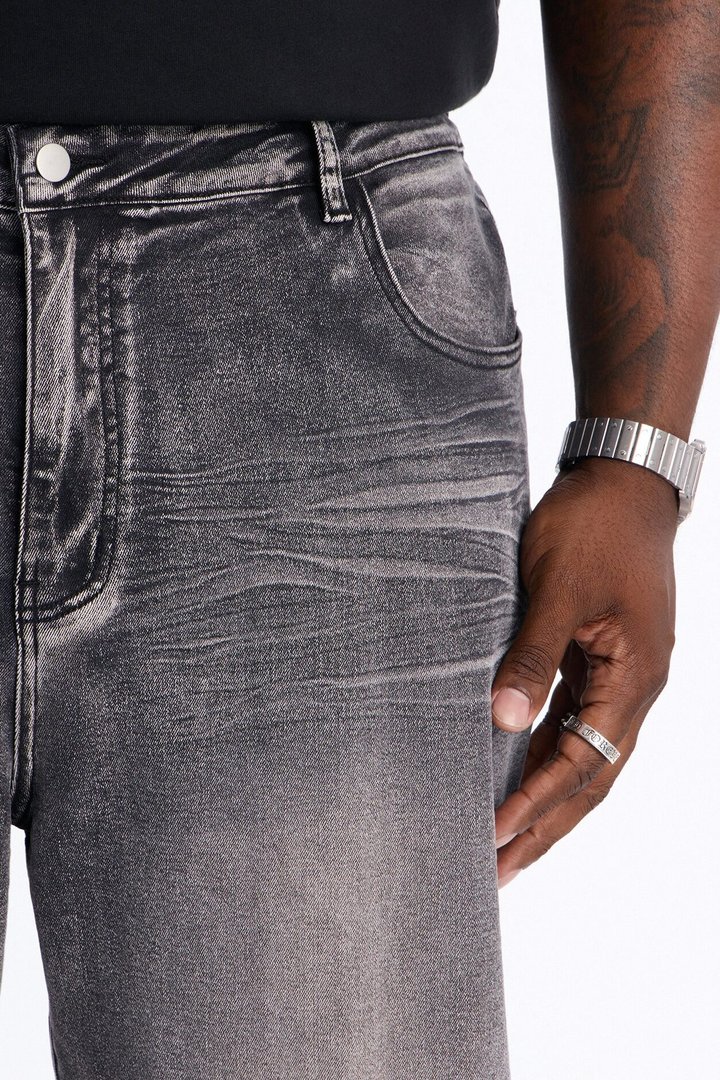 Brooklyn Baggy Jean - Black Wash