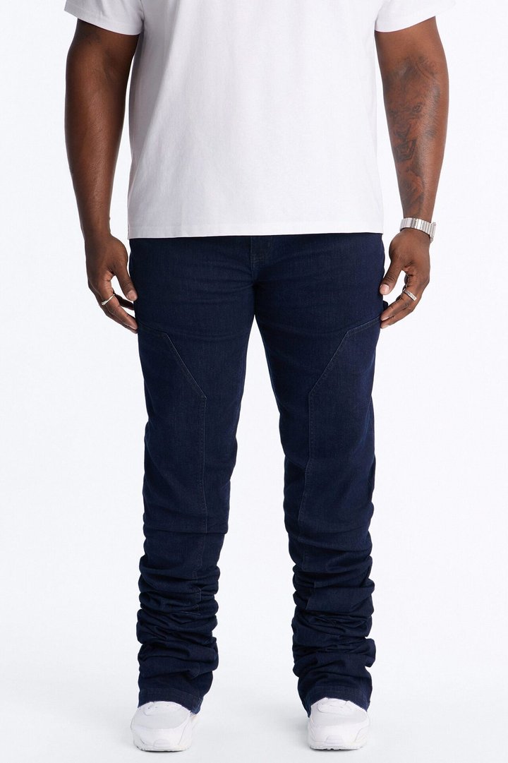 Ultra Stacked Skinny Caprenter Jean - Dark Wash