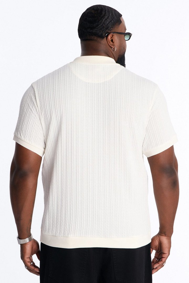 Caddie Short Sleeve Polo - White
