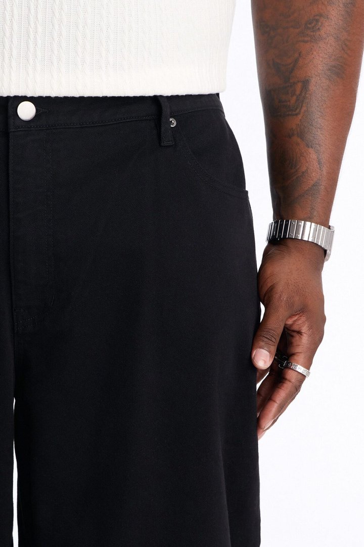 Mac Chino Baggy 5 Pocket Pant - Black
