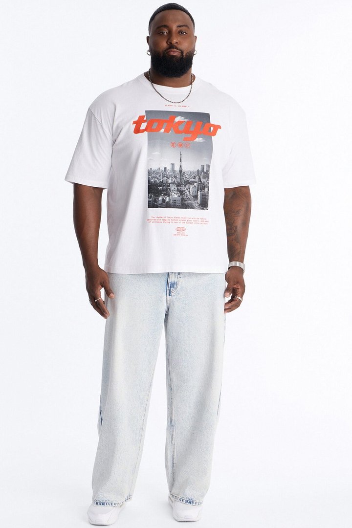Tokyo Tower Short Sleeve Tee - White