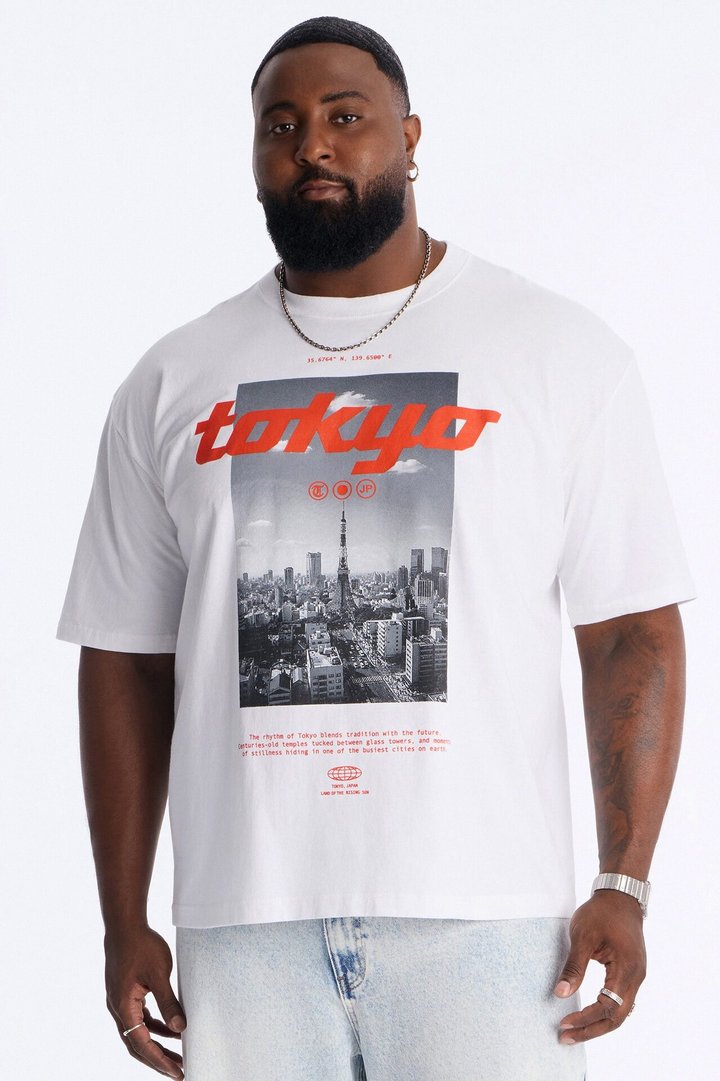 Tokyo Tower Short Sleeve Tee - White