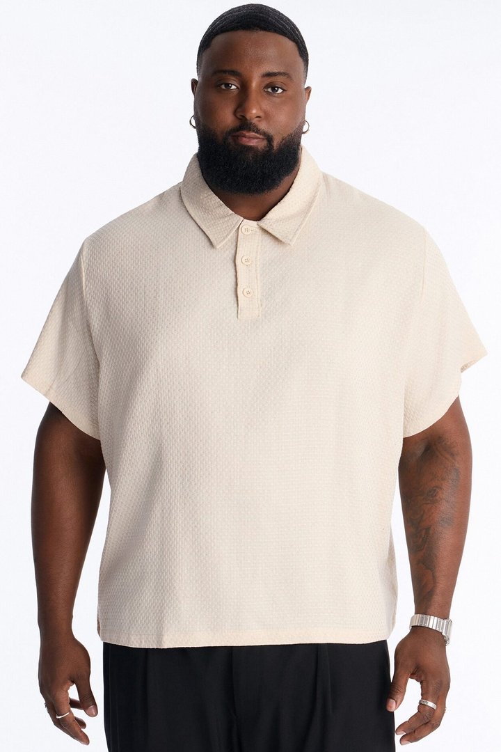 Sandbar Square Polo - Cream