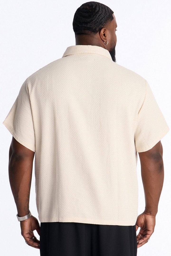 Sandbar Square Polo - Cream