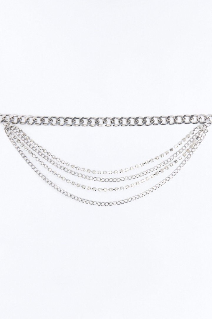 Bling It On Belly Chain - Silver