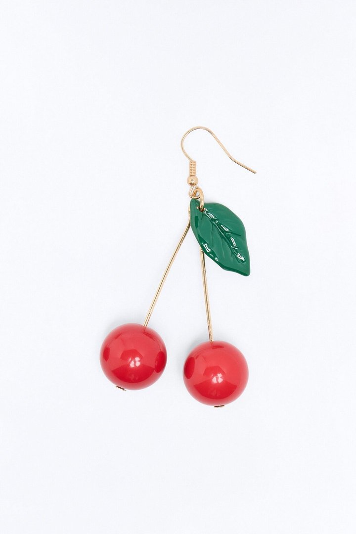 Cherry Darling Earrings - Red