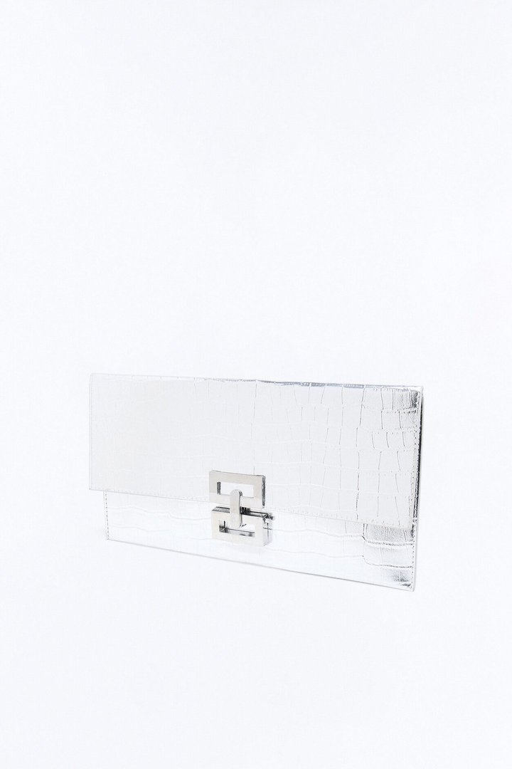 Nicole Clutch - Silver