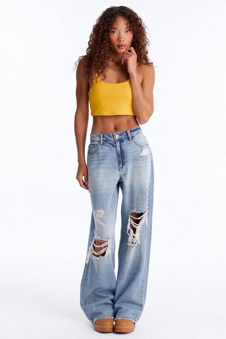 Kiki Super Cropped Top - Orange