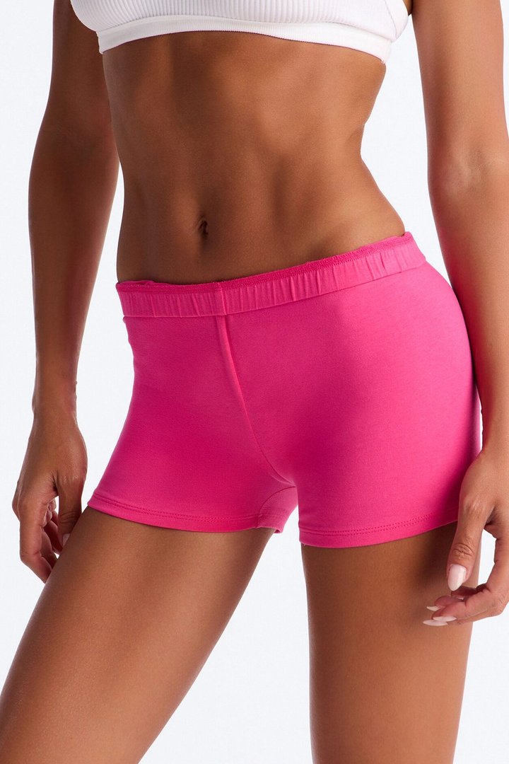 Plain Jane Mini Shorts - Hot Pink