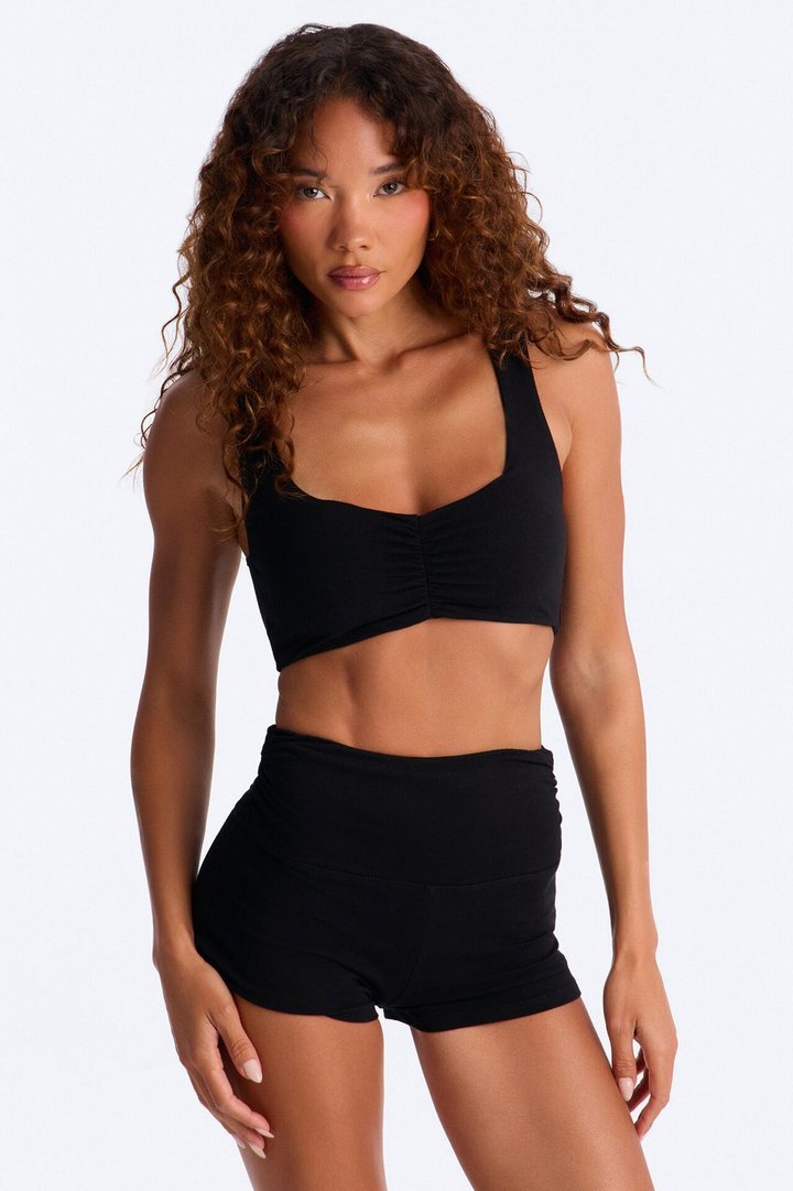 Let's Go Short Set - Black