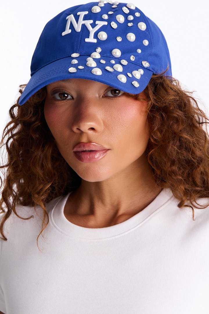 Shining In NY Baseball Hat - Navy