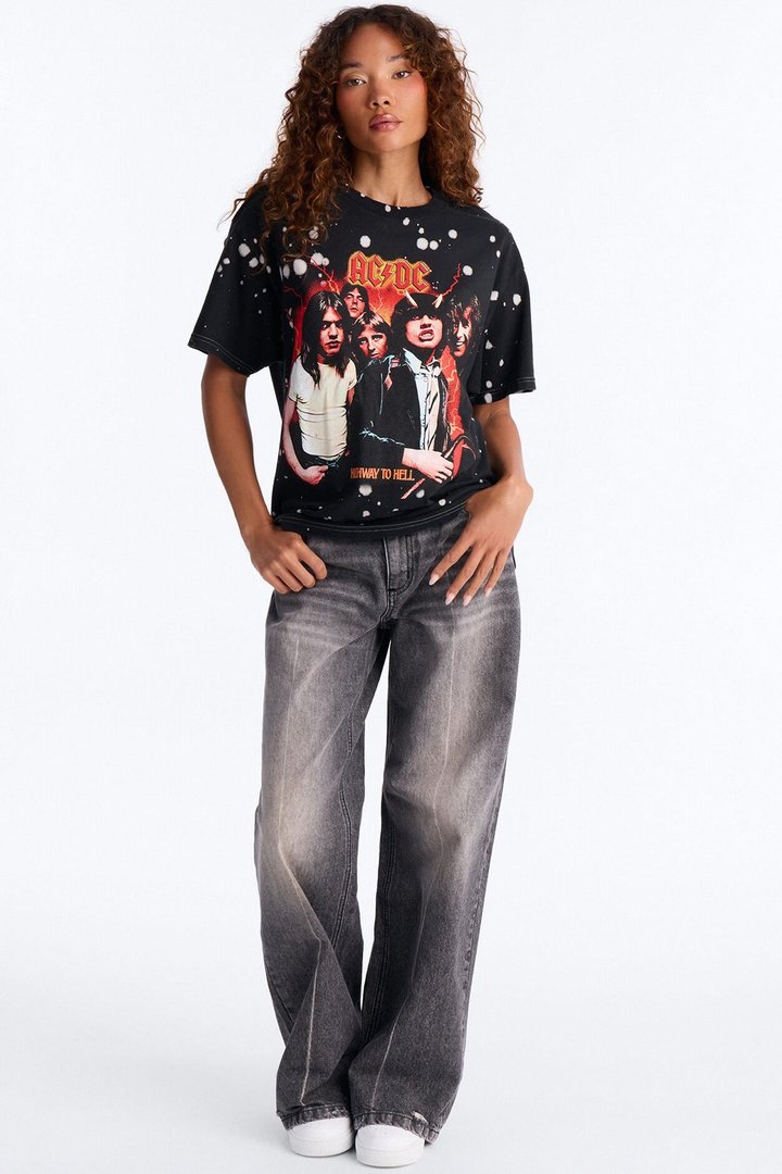 Highway To Hell ACDC Short Sleeve T-Shirt - Black