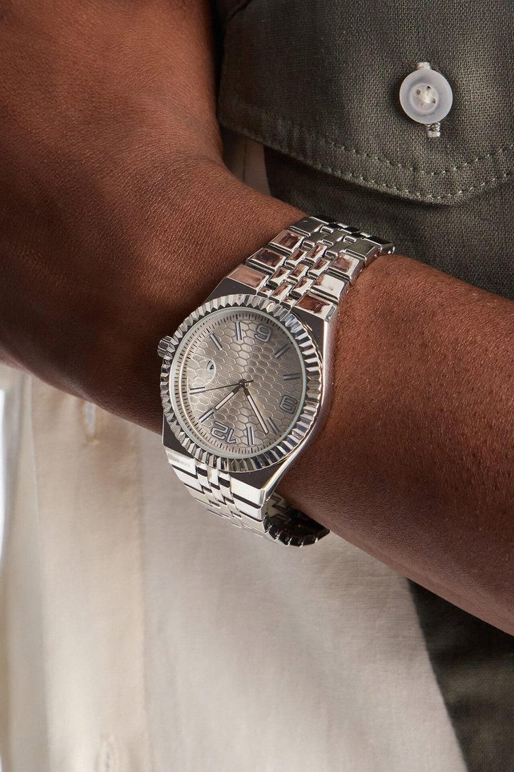 Silver Hive Watch - Silver