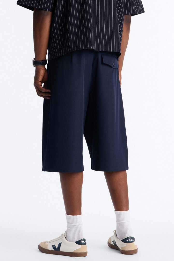 Vanderbilt Gurkha Baggy Trouser Short - Navy