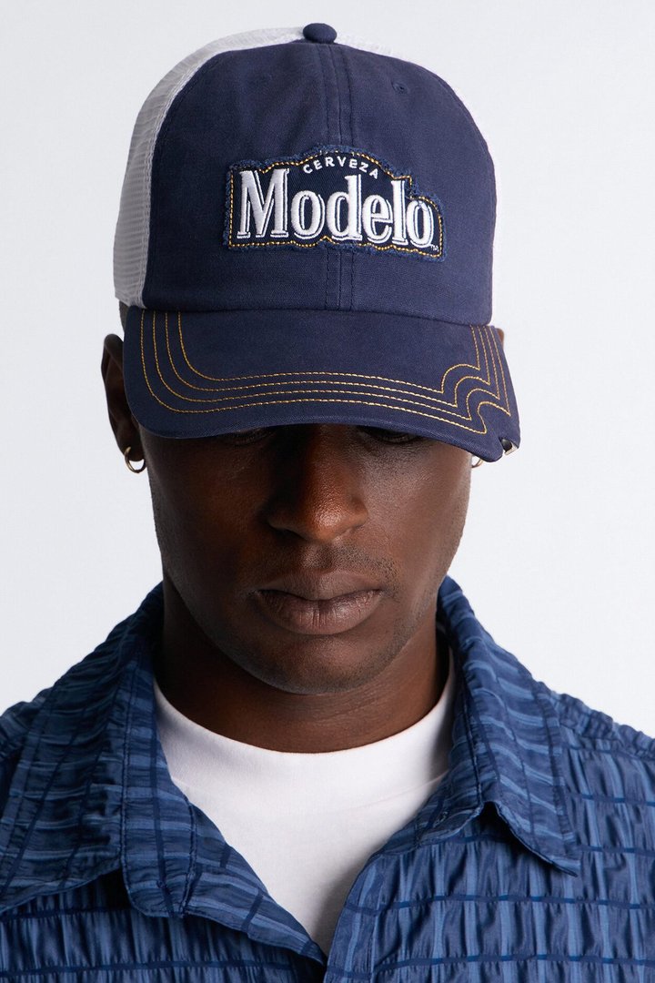 Modelo Denim Trucker Hat - Denim