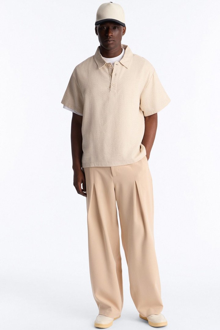 Sandbar Square Polo - Cream