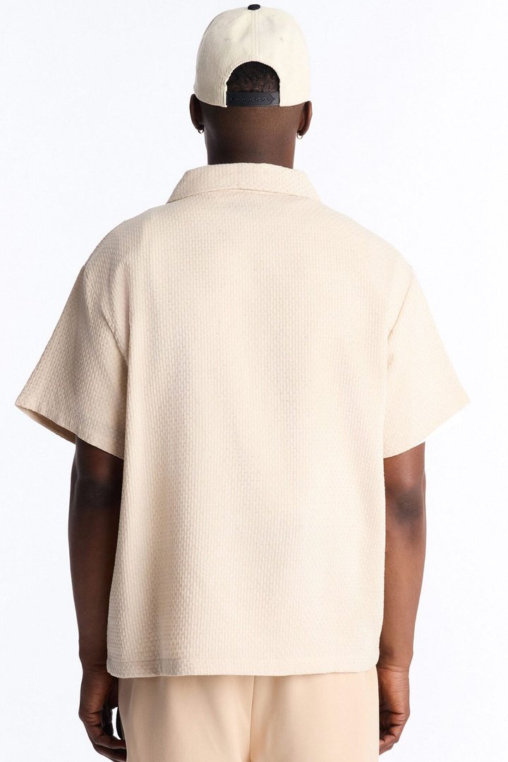 Sandbar Square Polo - Cream