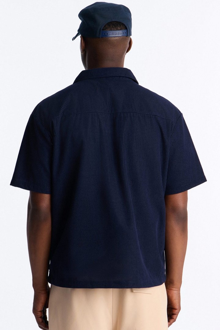 Relaxed Corvino Polo - Navy