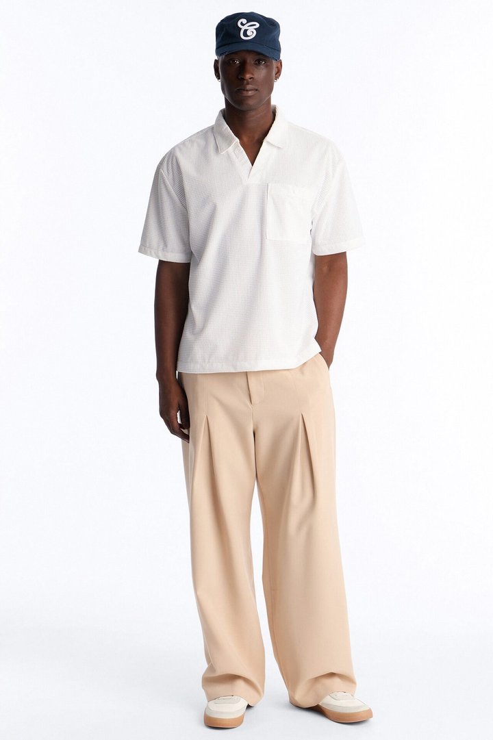 Relaxed Corvino Polo - Off White