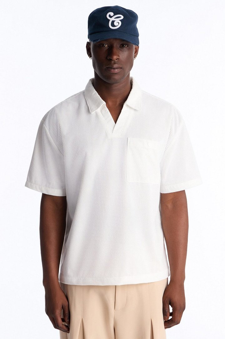 Relaxed Corvino Polo - Off White