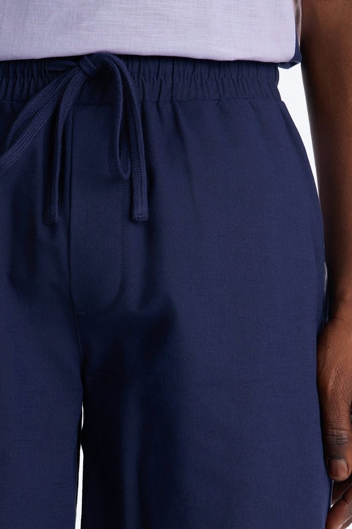 Basic Color Block Relaxed Short - Purple/combo