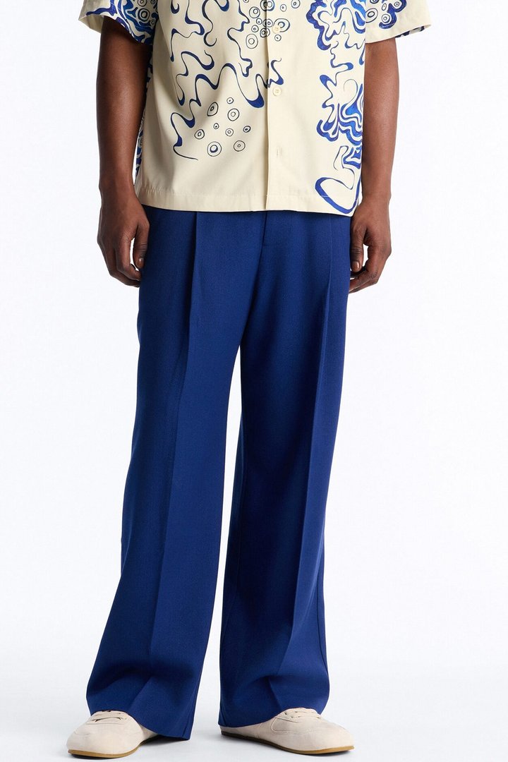 Straight Galaxy Trouser - Navy
