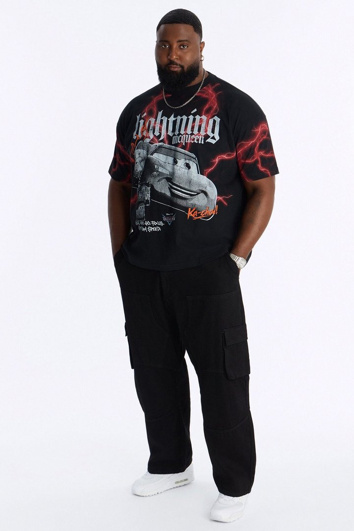 Cars LMQ Heavy Weight Boxy Short Sleeve Tee - Black