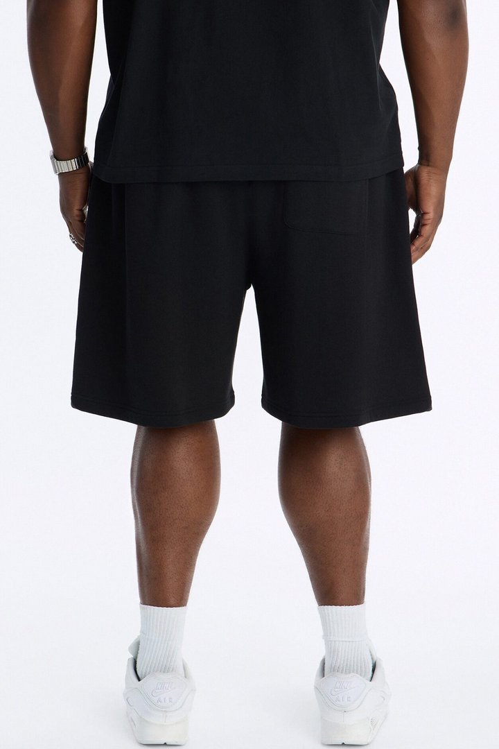 Joker All Over Print Relaxed Sweat Short - Black