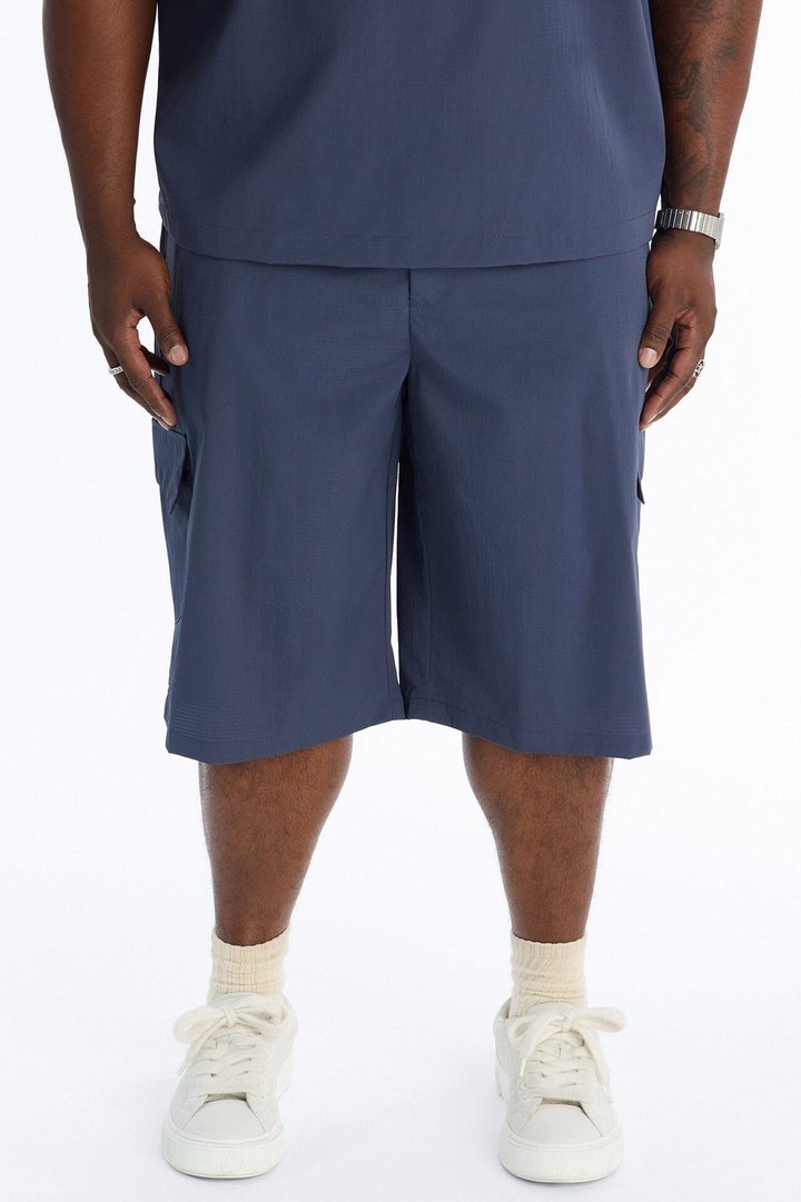 Gable Pocket Baggy Short - Navy