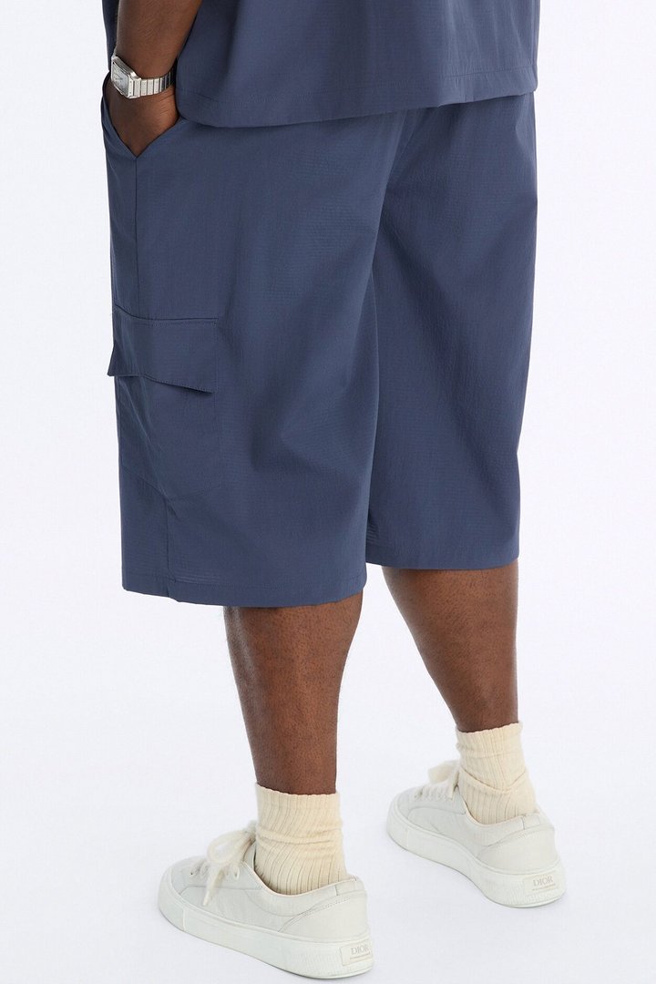 Gable Pocket Baggy Short - Navy