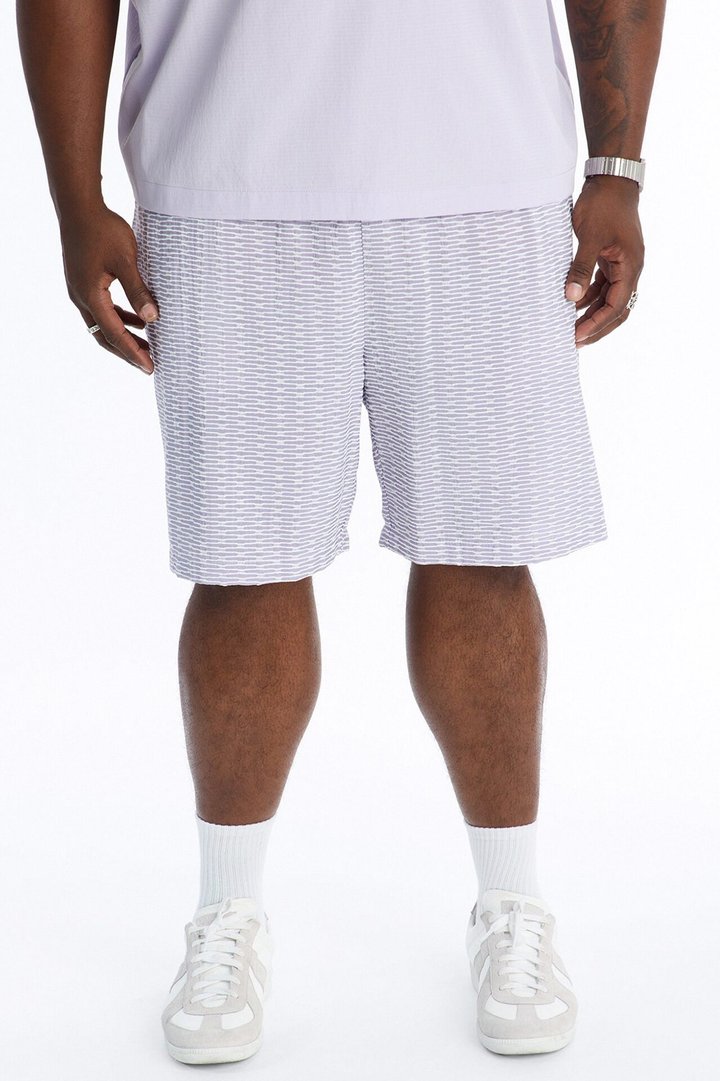 Chenille Terrace Textured Relaxed Short - Purple