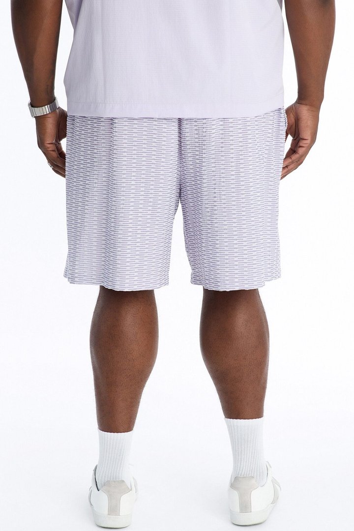Chenille Terrace Textured Relaxed Short - Purple
