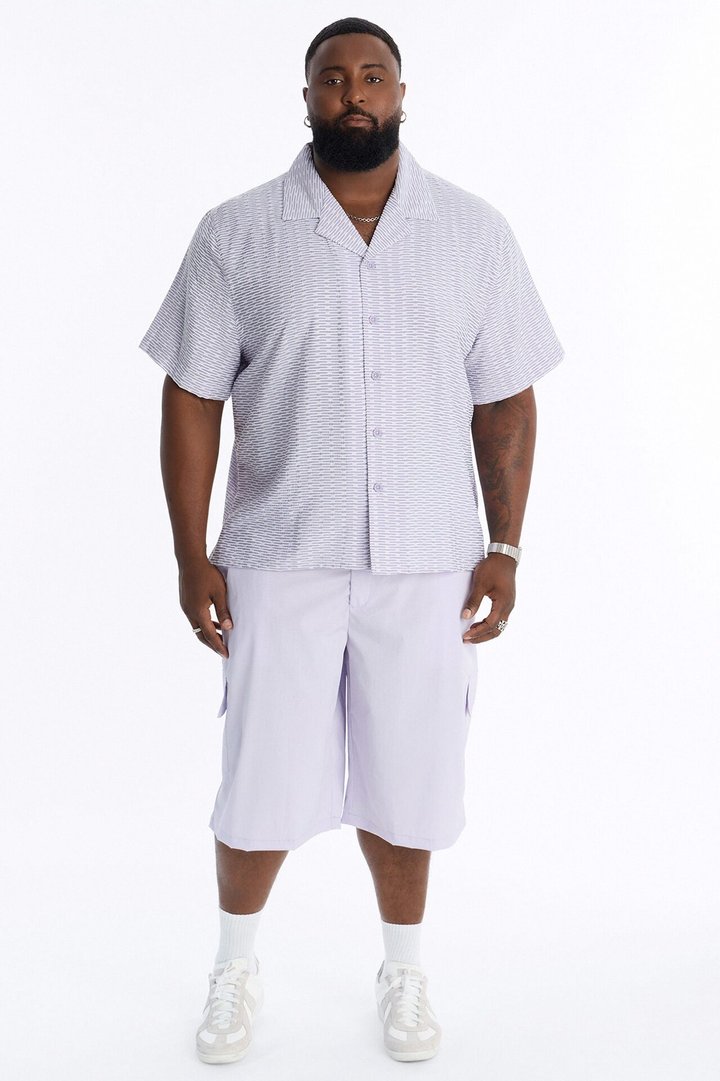 Gable Pocket Baggy Short - Purple