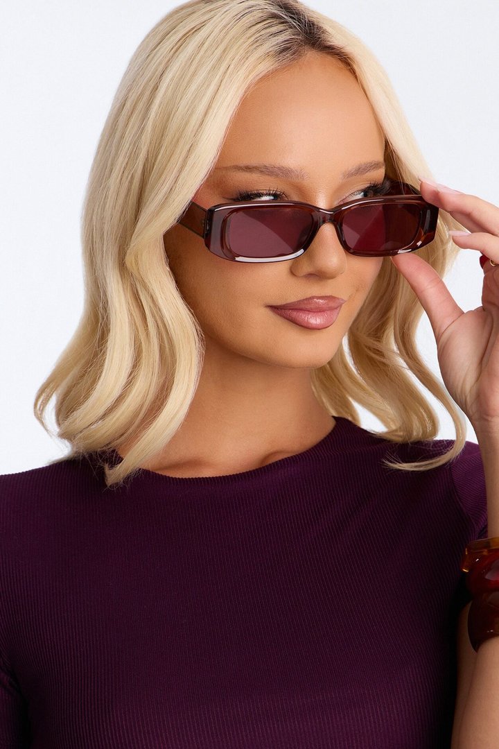 Walk And Talk Sunglasses - Burgundy/combo