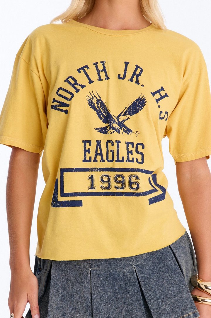 Eagles 1996 Vintage Gym Tee - Mustard