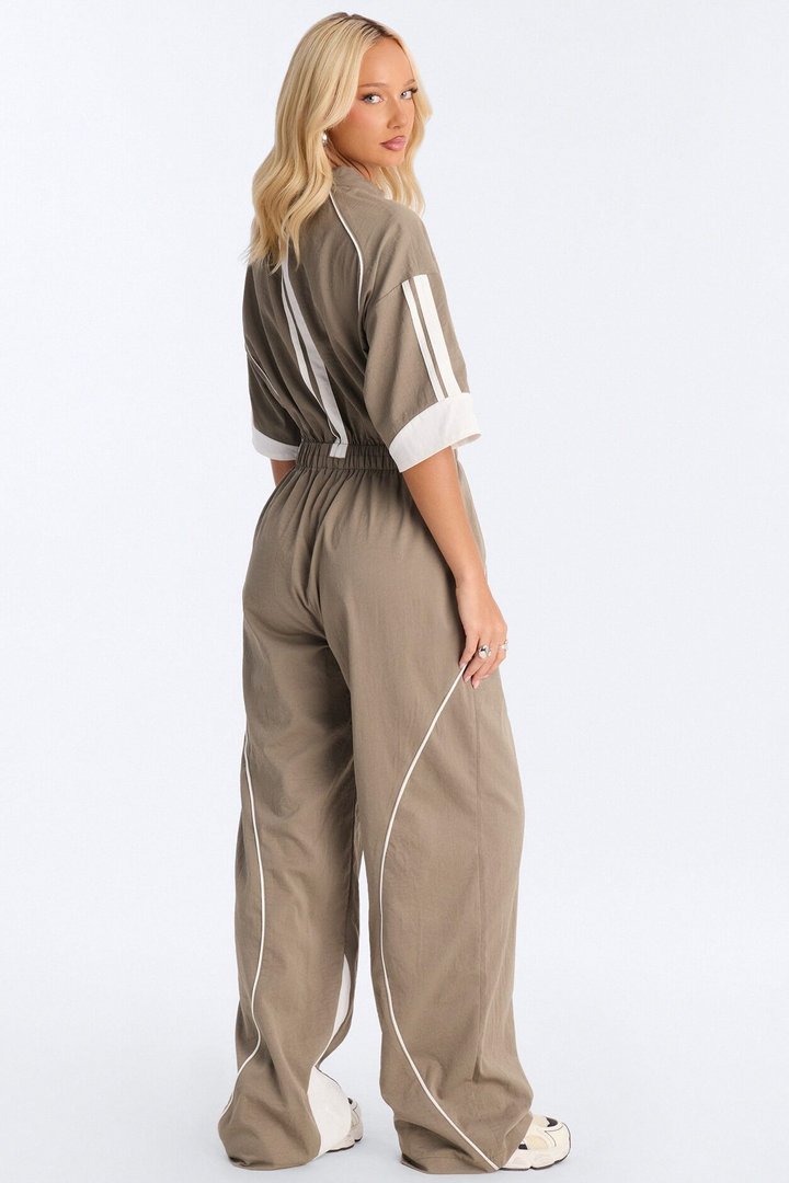Taylor Sporty Vibe Jumpsuit - Olive
