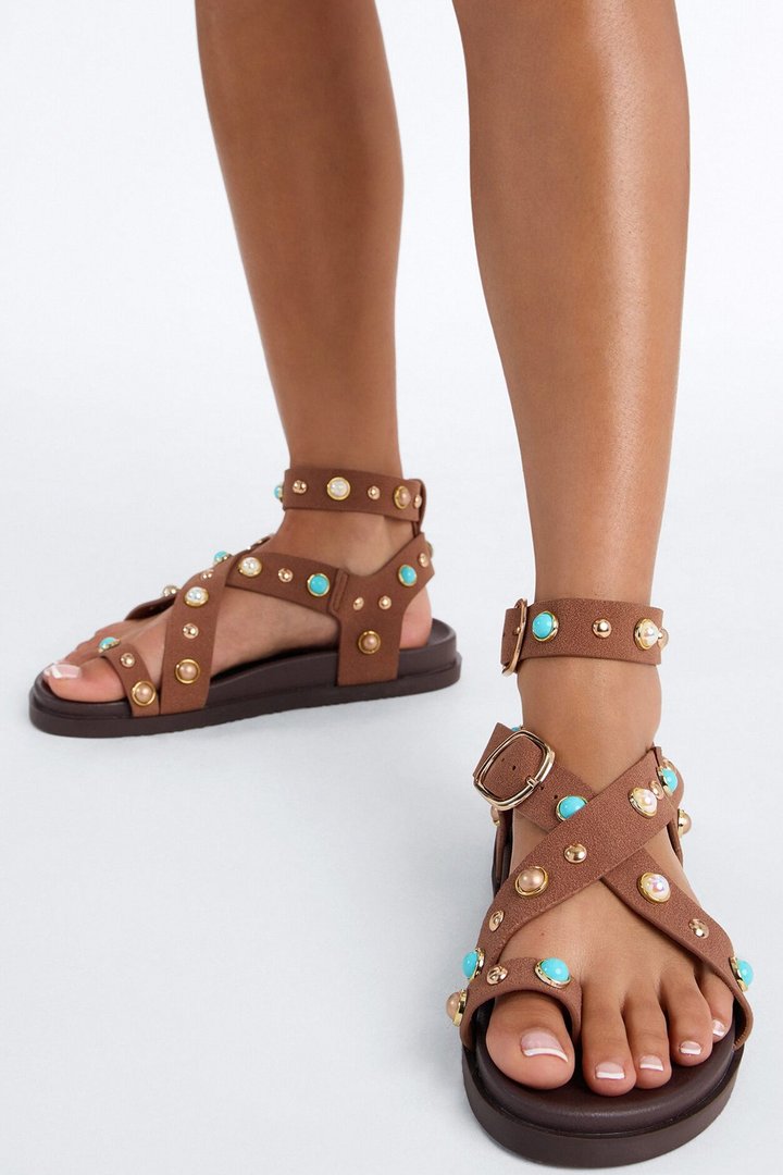Hadley Stone Sandals - Brown