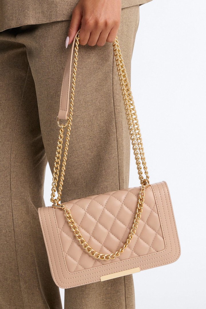 Leave The Rest Behind Crossbody Bag - Nude