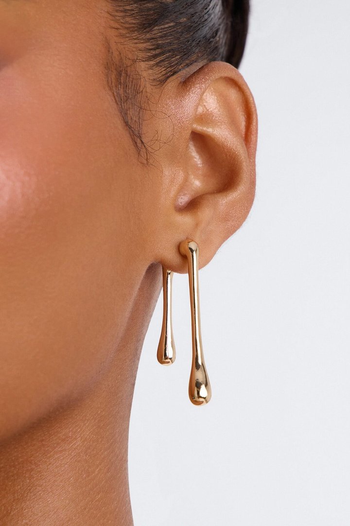 Drip Hardware Earrings - Gold