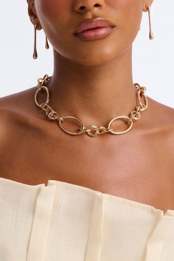 Solo Shine Necklace - Gold