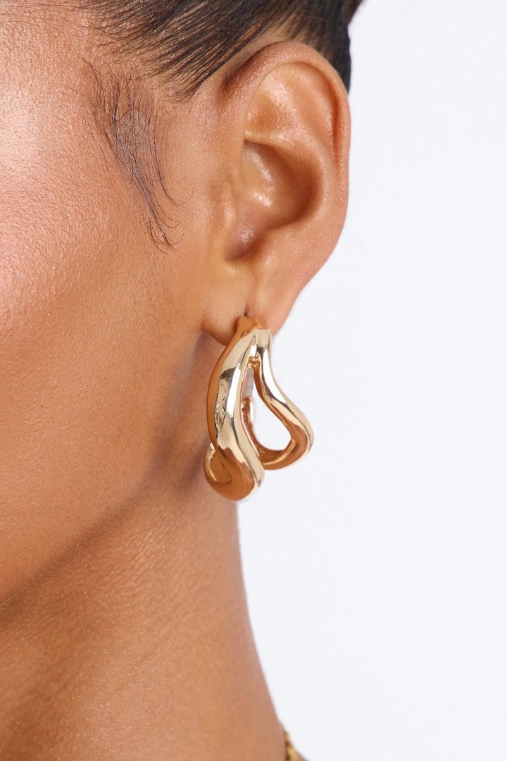 You Can't Stop Me Earrings - Gold