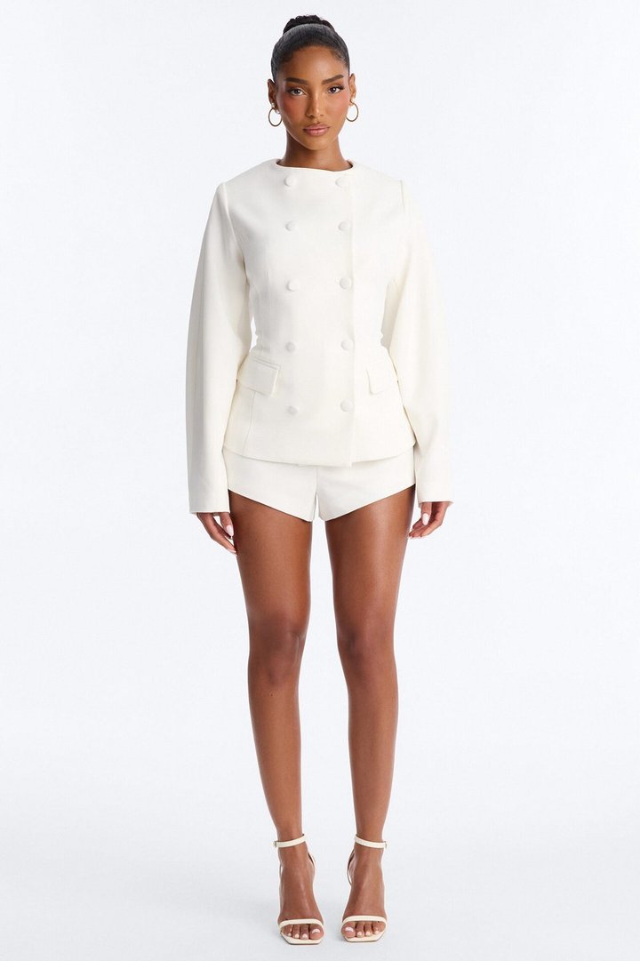 Niomie Trouser Short - White