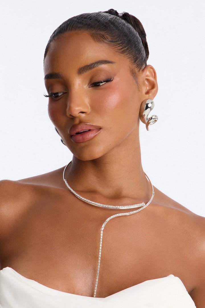 Ice Drip Choker - Silver