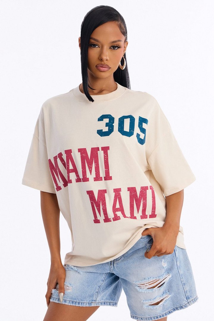 305 Miami T-Shirt - Off White