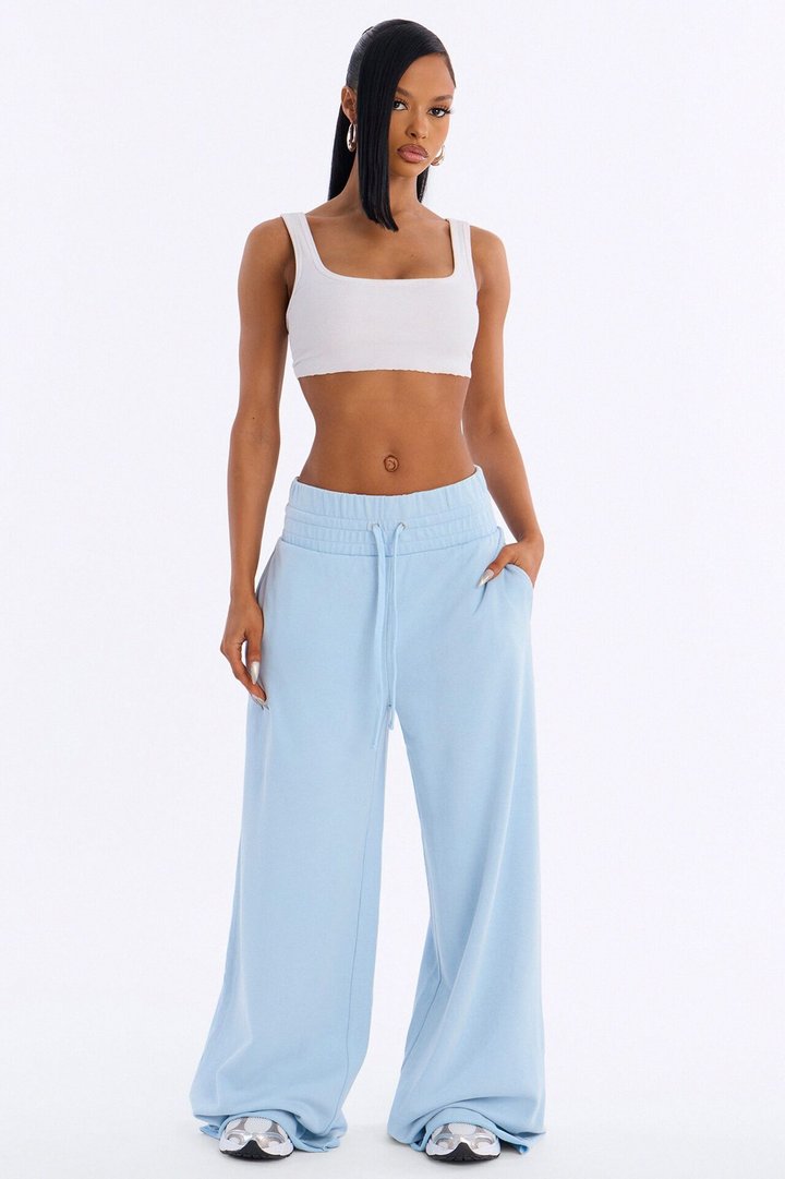 Off Duty Washed Lounge Pant - Light Blue