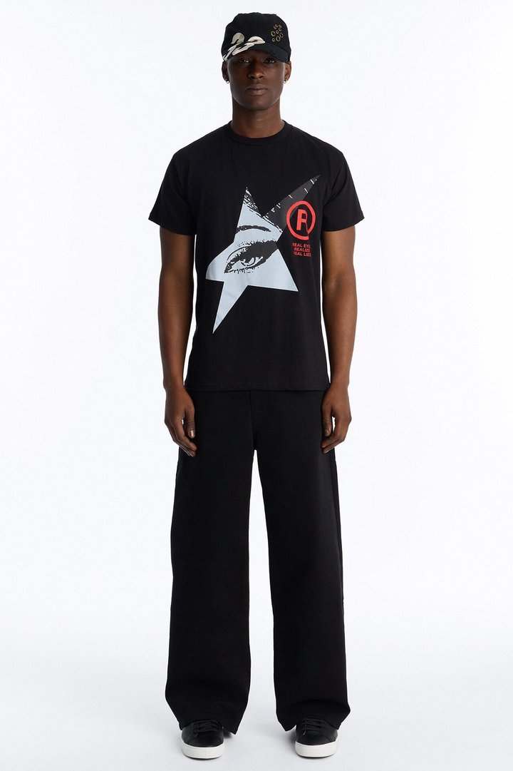 Real Eyes Lie Short Sleeve Tee - Black
