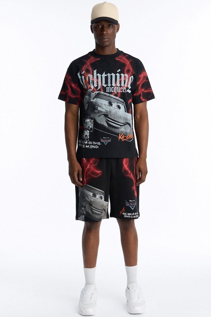 Cars LMQ Heavy Weight Boxy Short Sleeve Tee - Black